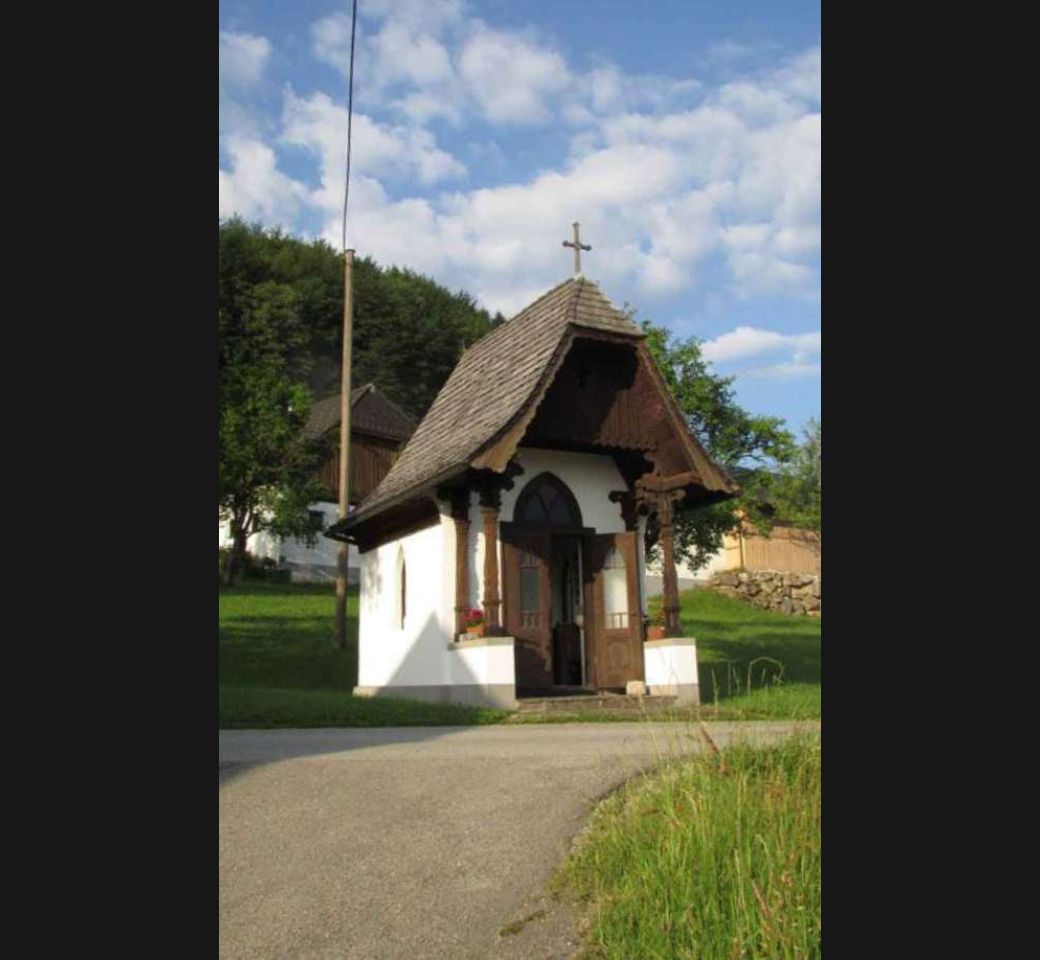 Vorlage von einer Kapelle in Pinsdorf für Acrylbild